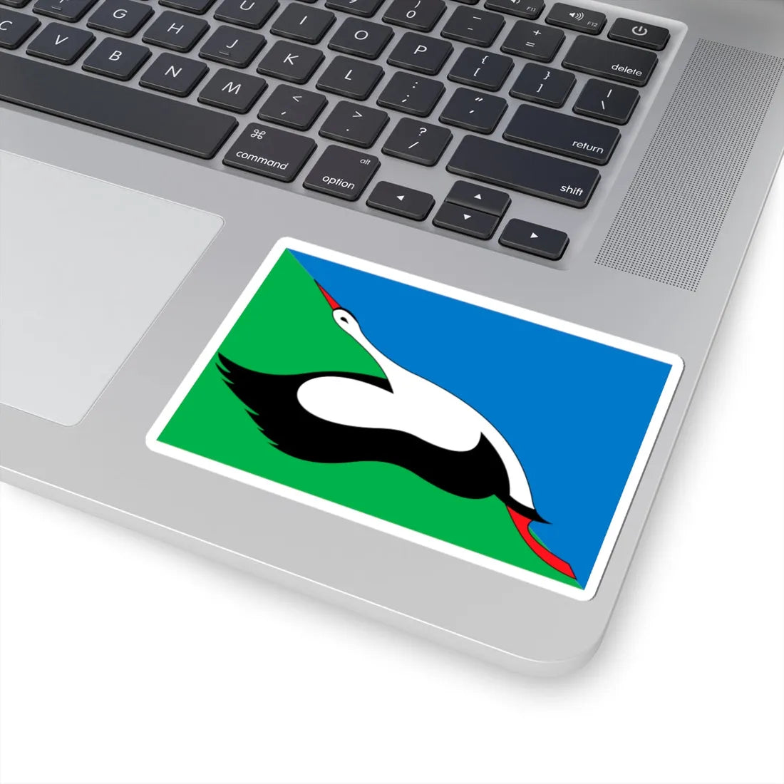 Flag of Luhyny raion (Ukraine) STICKER Vinyl Kiss-Cut Decal - The Sticker Space