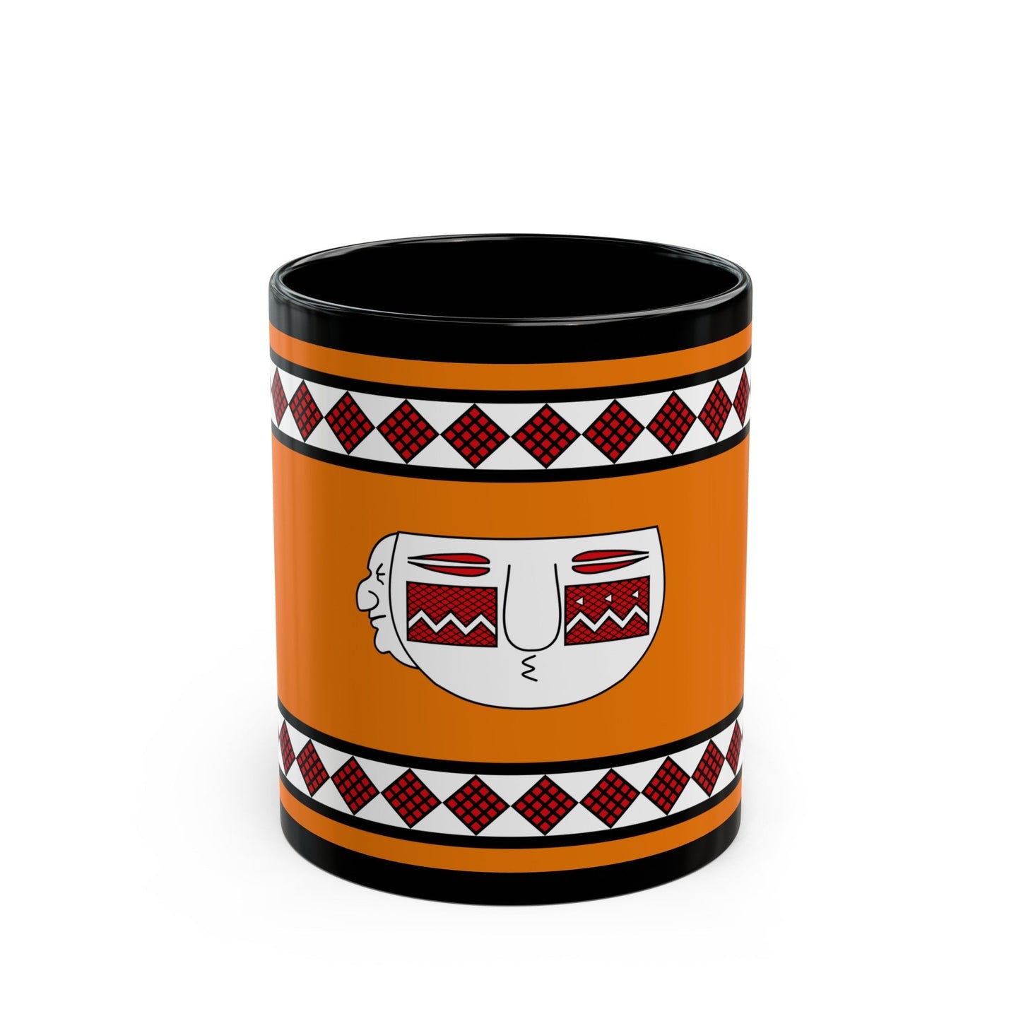 Flag of Lule people - Black Coffee Mug-11oz-The Sticker Space