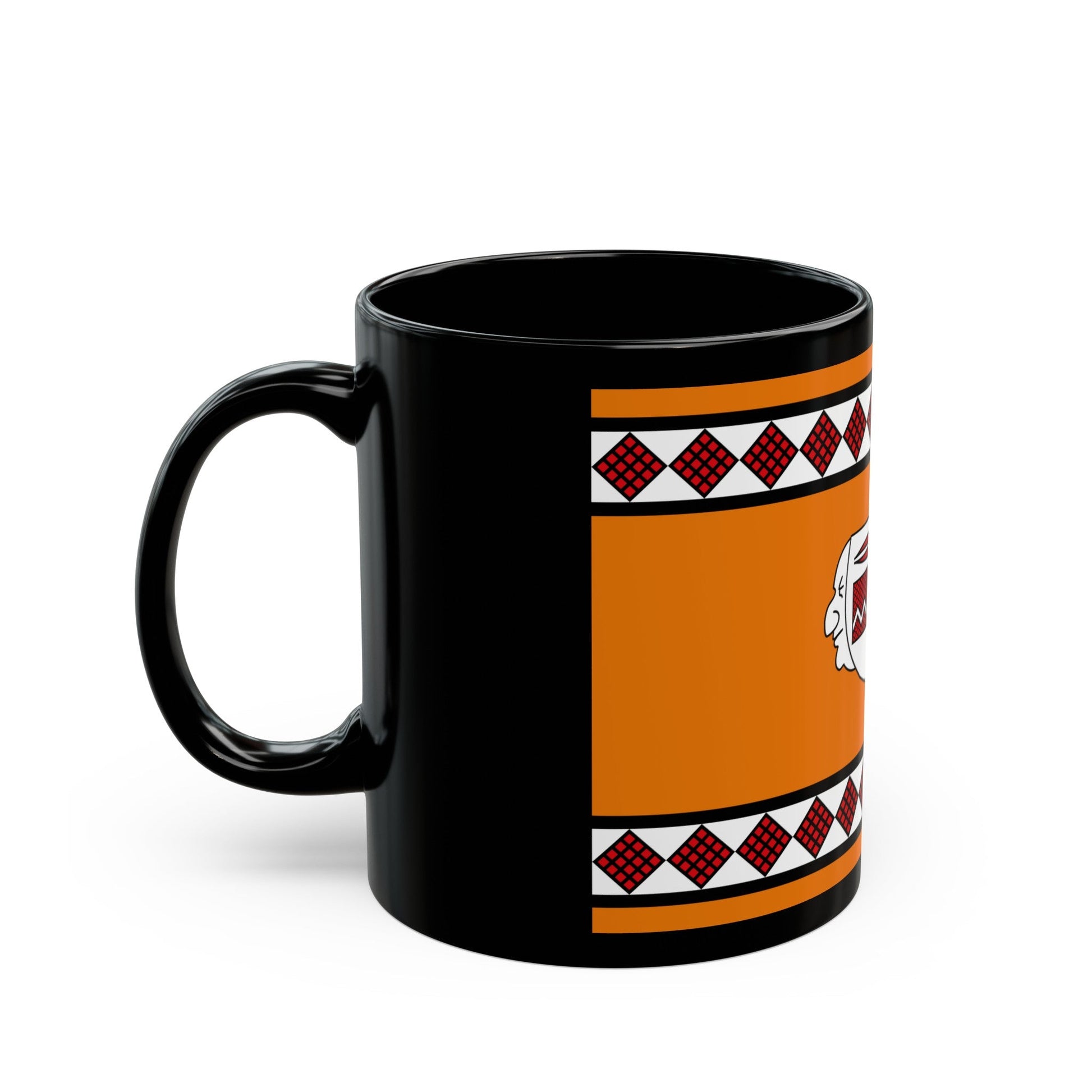 Flag of Lule people - Black Coffee Mug-The Sticker Space