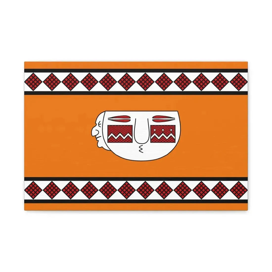 Flag of Lule people - Canvas Wall Art 18″ x 12″ 1.25" - The Sticker Space