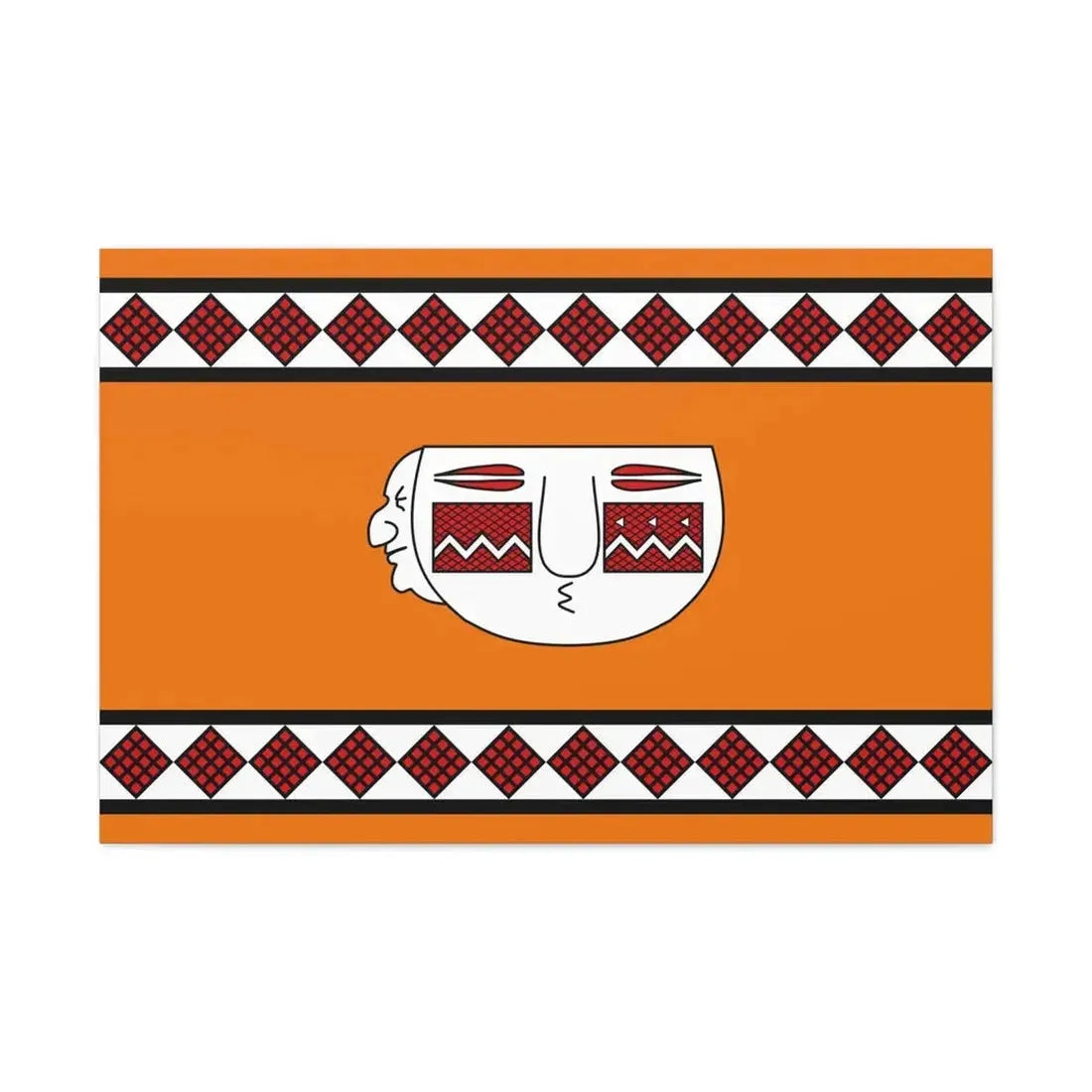 Flag of Lule people - Canvas Wall Art 36" x 24" 1.25" - The Sticker Space