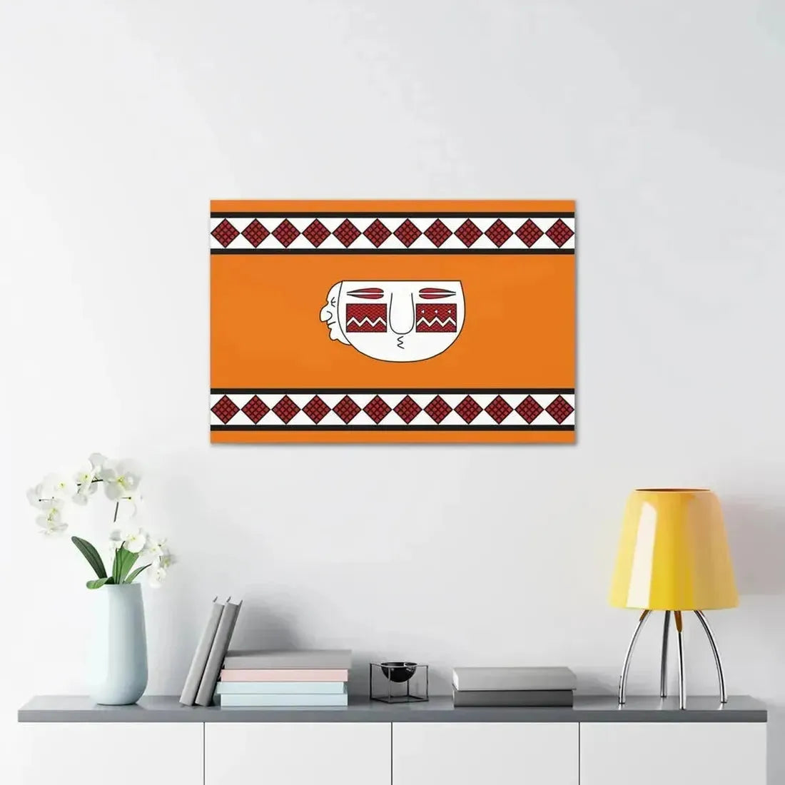 Flag of Lule people - Canvas Wall Art - The Sticker Space