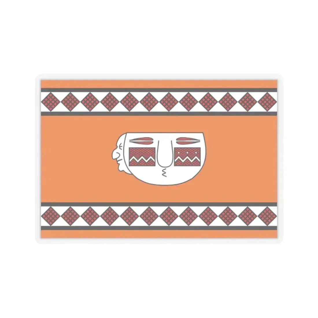 Flag of Lule people - STICKER Vinyl Kiss-Cut Decal 2 Inch Transparent - The Sticker Space