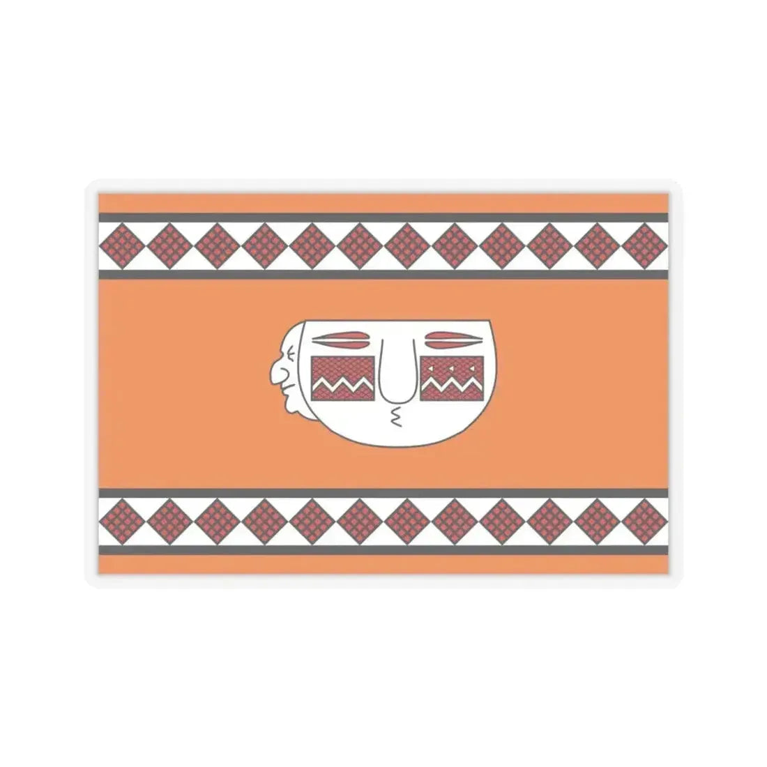 Flag of Lule people - STICKER Vinyl Kiss-Cut Decal 3 Inch Transparent - The Sticker Space