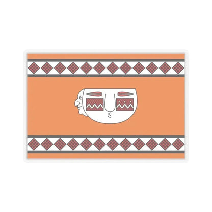 Flag of Lule people - STICKER Vinyl Kiss-Cut Decal 3 Inch Transparent - The Sticker Space