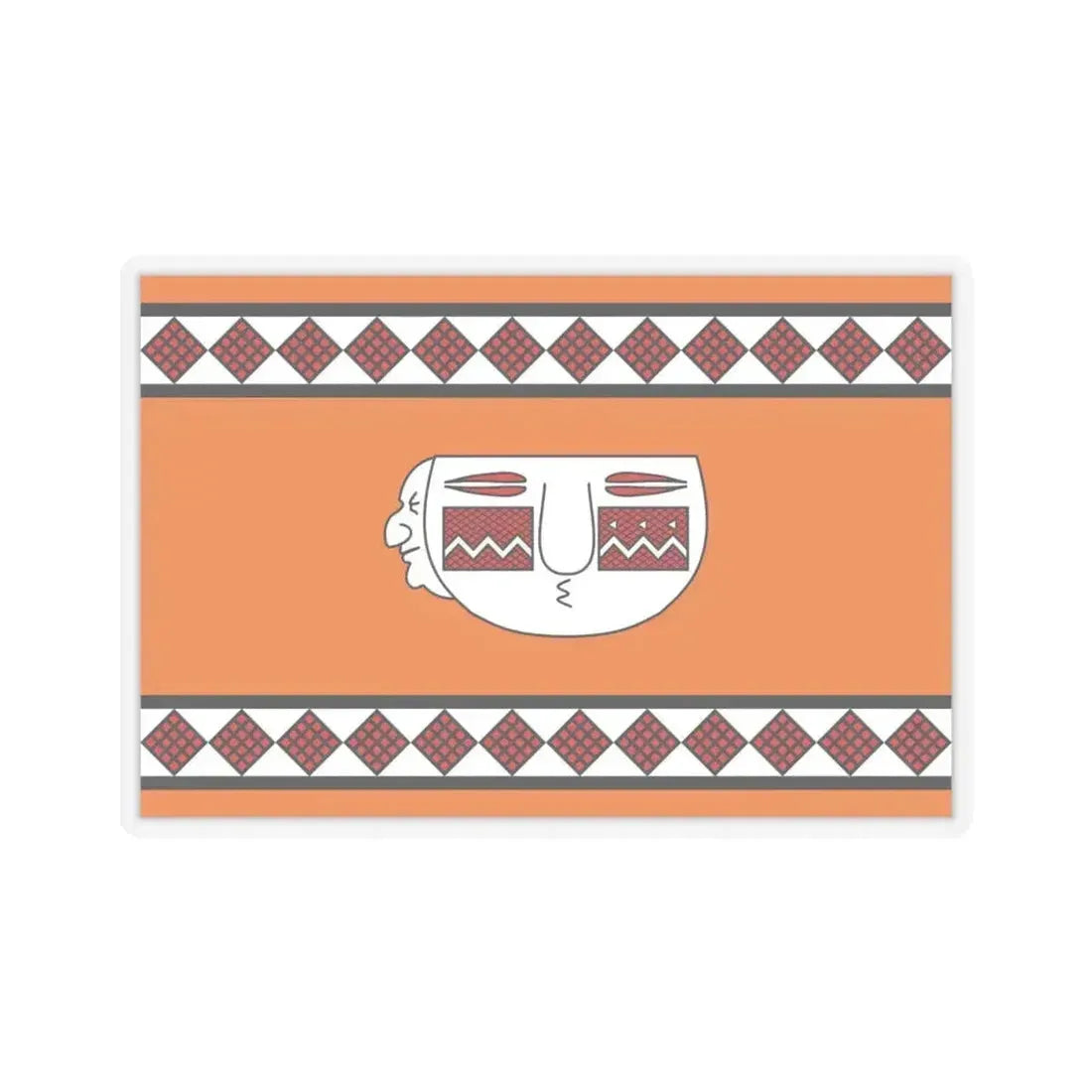 Flag of Lule people - STICKER Vinyl Kiss-Cut Decal 4 Inch Transparent - The Sticker Space