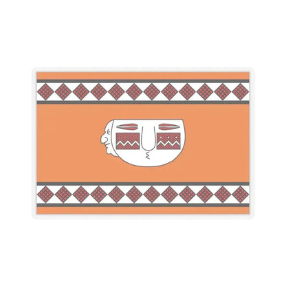 Flag of Lule people - STICKER Vinyl Kiss-Cut Decal 4 Inch Transparent - The Sticker Space