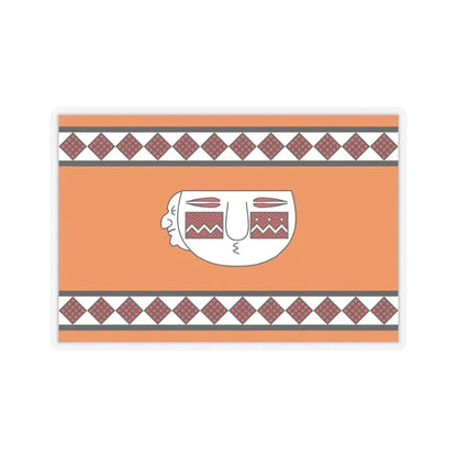 Flag of Lule people - STICKER Vinyl Kiss-Cut Decal 6 Inch Transparent - The Sticker Space