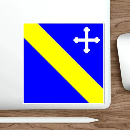 Flag of Lully Switzerland STICKER Vinyl Die-Cut Decal - The Sticker Space