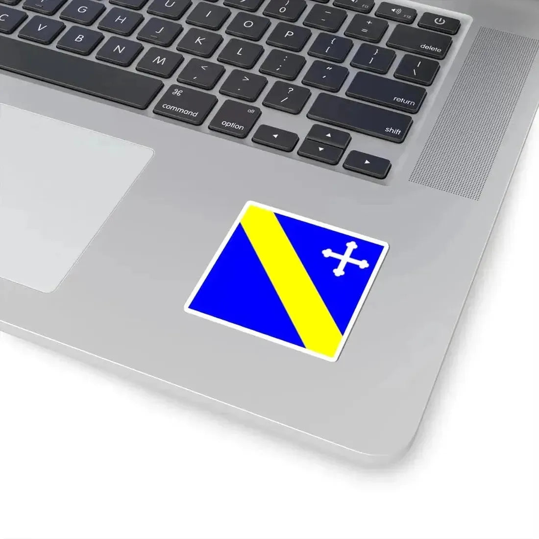 Flag of Lully Switzerland - STICKER Vinyl Kiss-Cut Decal - The Sticker Space