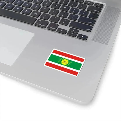 Flag of Lunda Tchokwe (Angola) STICKER Vinyl Kiss-Cut Decal - The Sticker Space