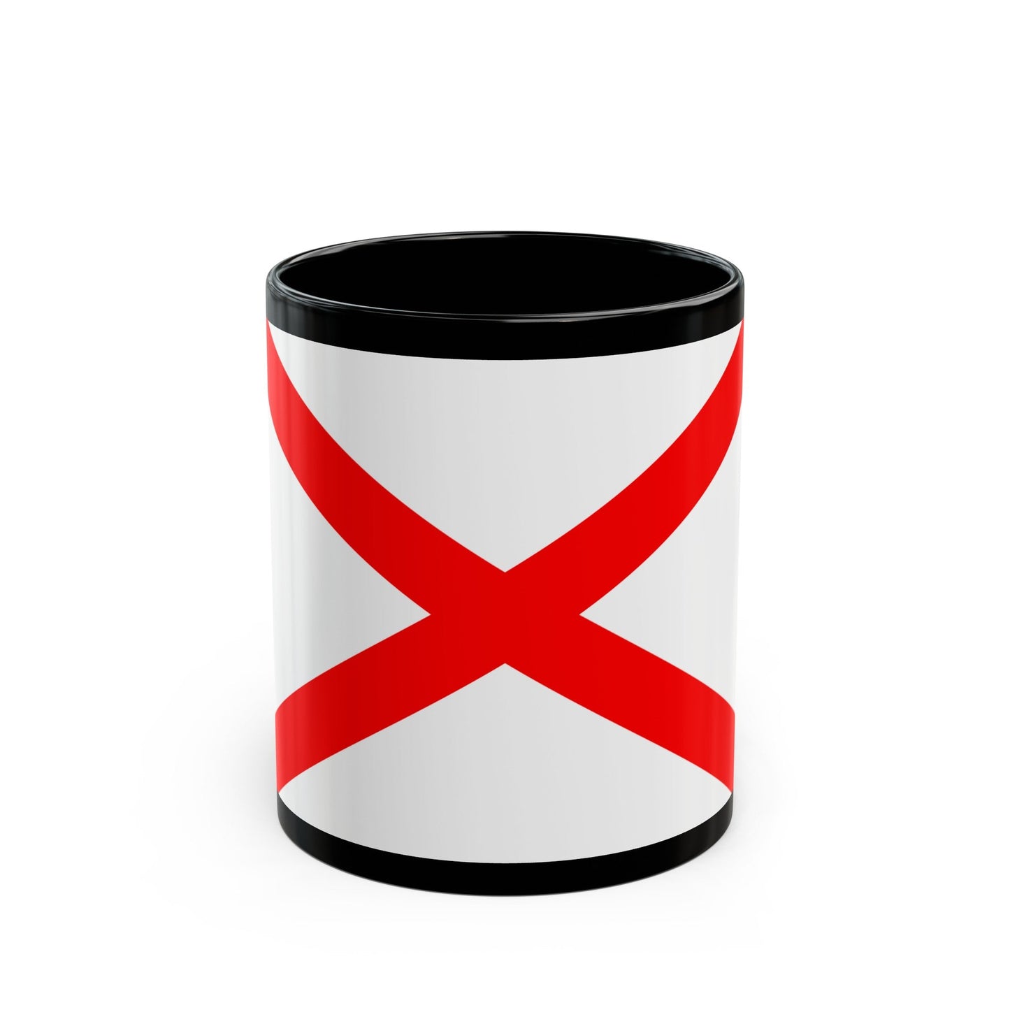 Flag of Luqa Malta - Black Coffee Mug-11oz-The Sticker Space