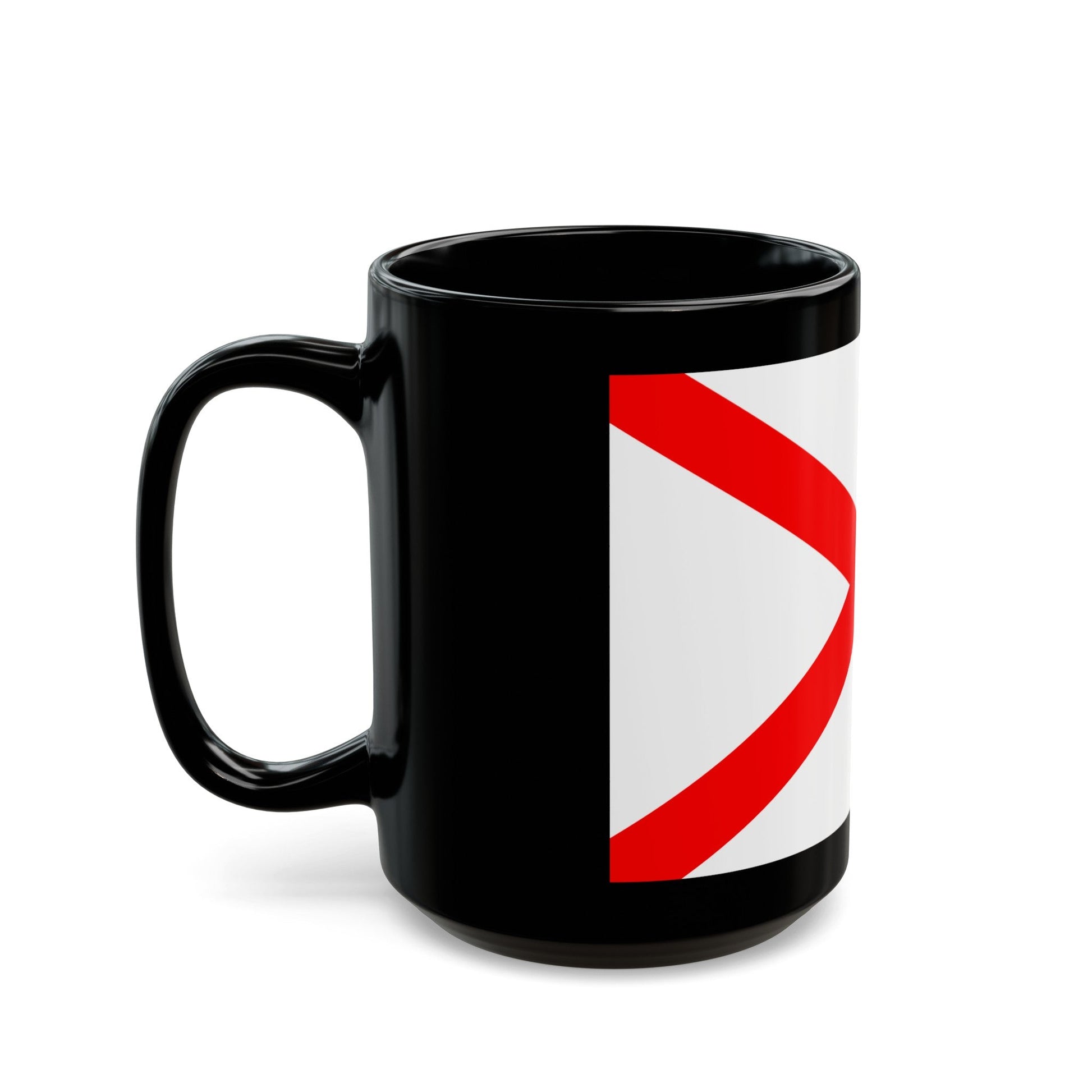 Flag of Luqa Malta - Black Coffee Mug-The Sticker Space