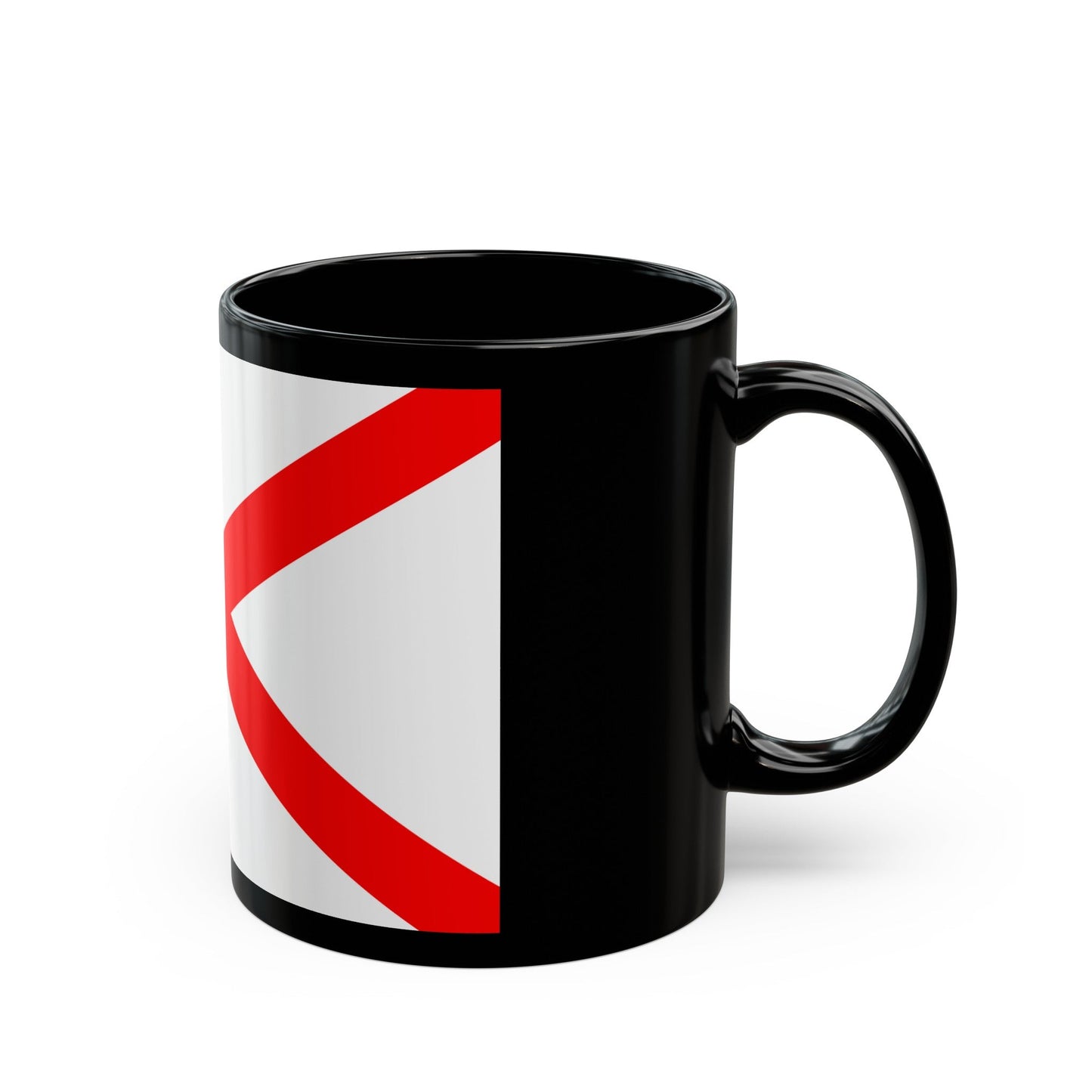 Flag of Luqa Malta - Black Coffee Mug-The Sticker Space