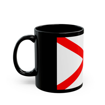 Flag of Luqa Malta - Black Coffee Mug-The Sticker Space