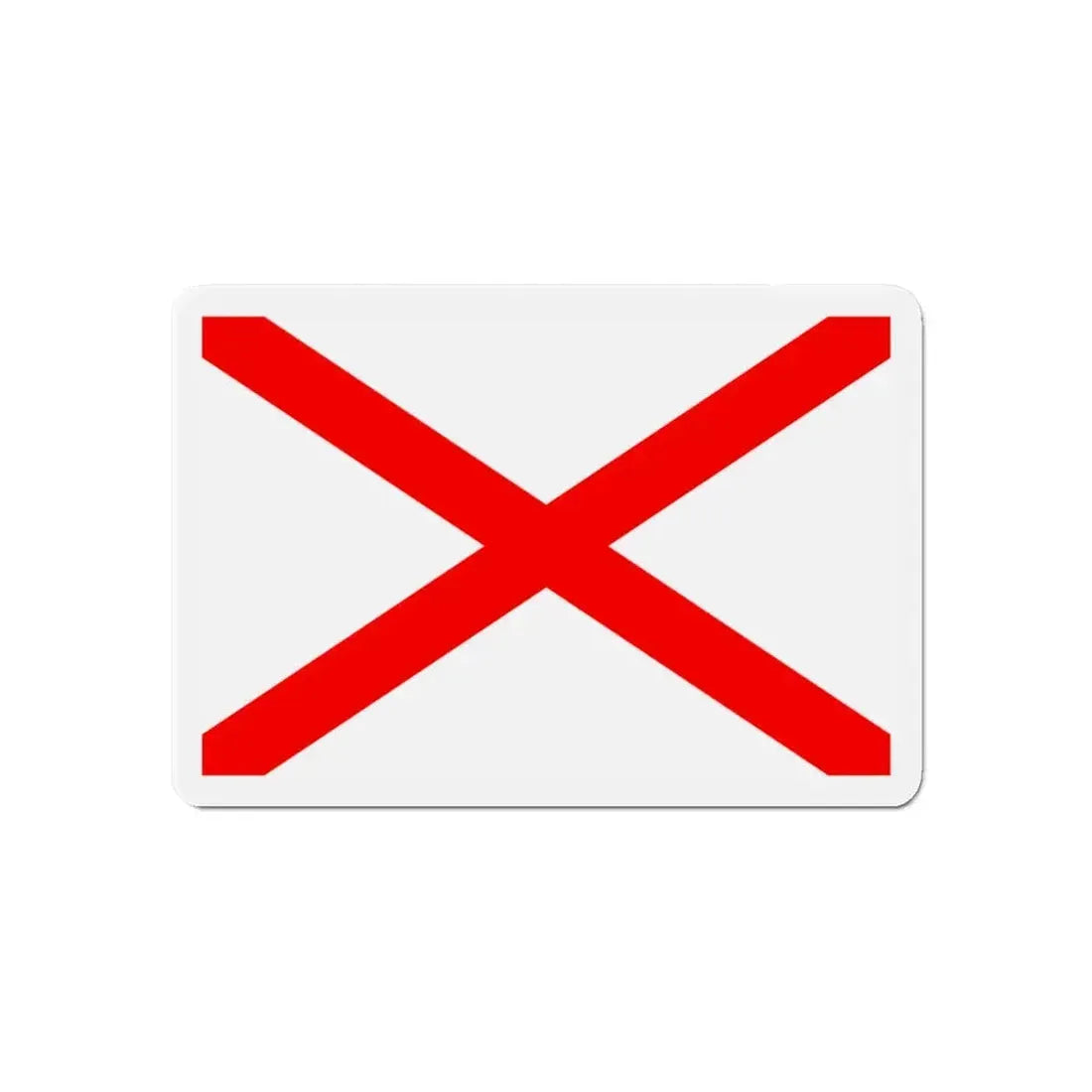 Flag of Luqa Malta - Refrigerator Magnet 6 Inch - The Sticker Space