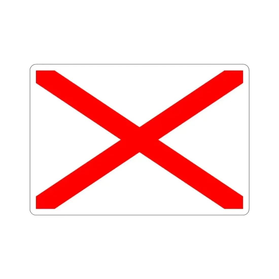 Flag of Luqa Malta STICKER Vinyl Die-Cut Decal 2 Inch - The Sticker Space