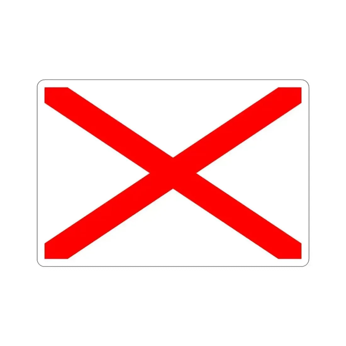 Flag of Luqa Malta STICKER Vinyl Die-Cut Decal 3 Inch - The Sticker Space