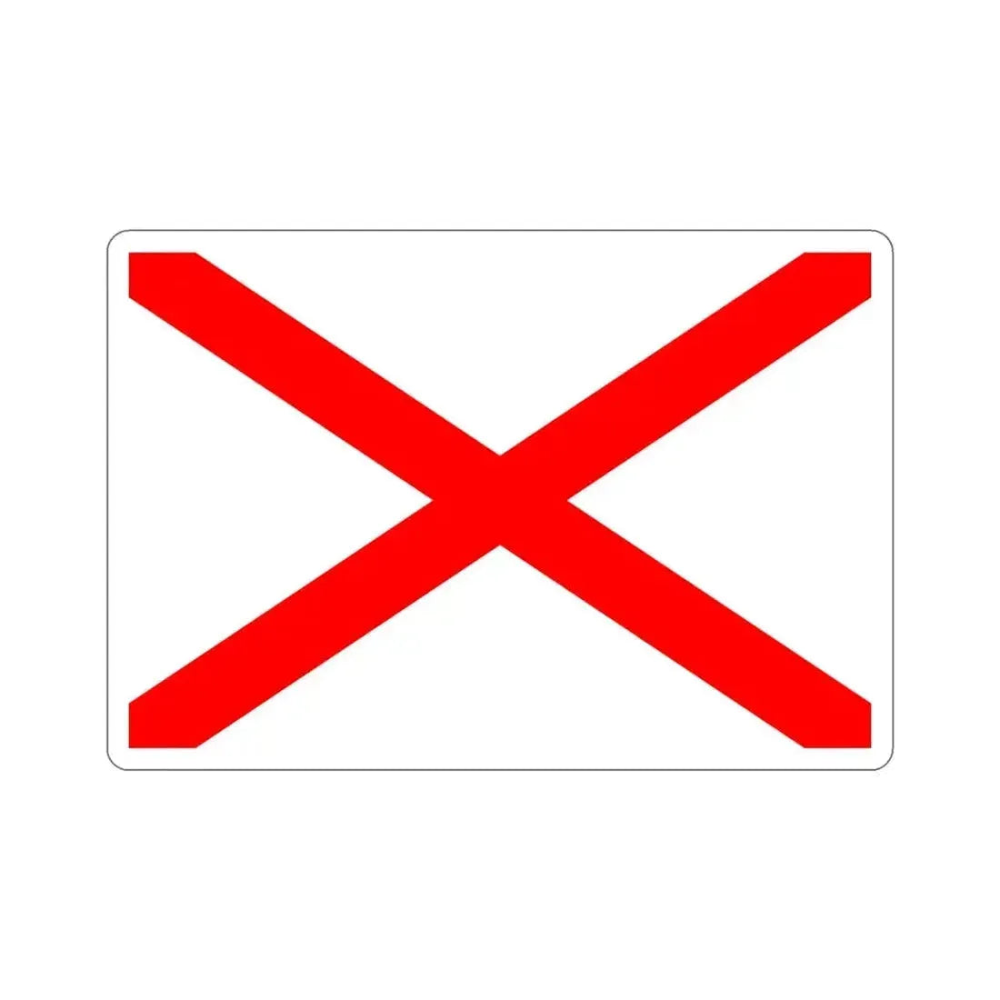 Flag of Luqa Malta STICKER Vinyl Die-Cut Decal 4 Inch - The Sticker Space