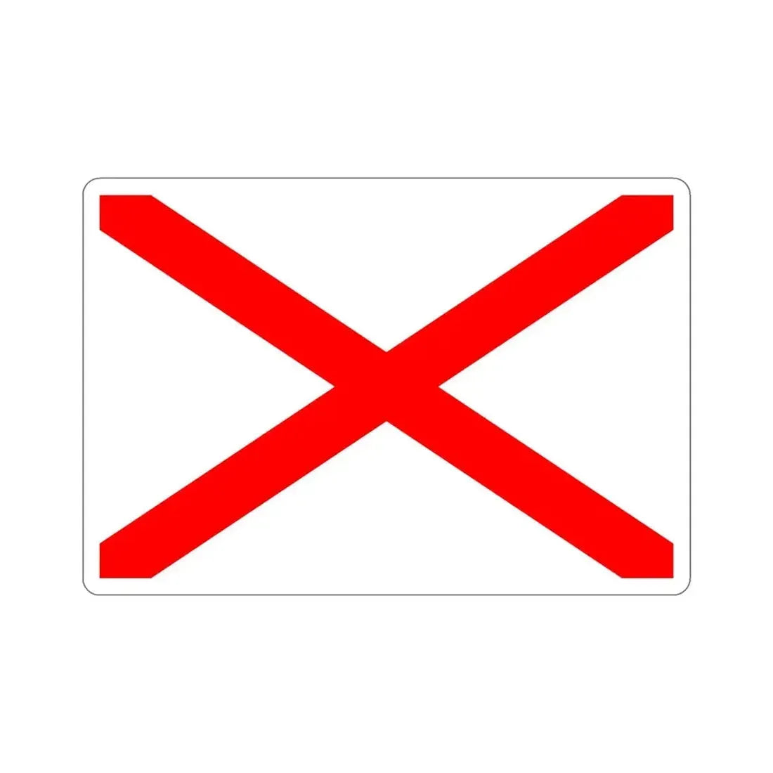 Flag of Luqa Malta STICKER Vinyl Die-Cut Decal - The Sticker Space