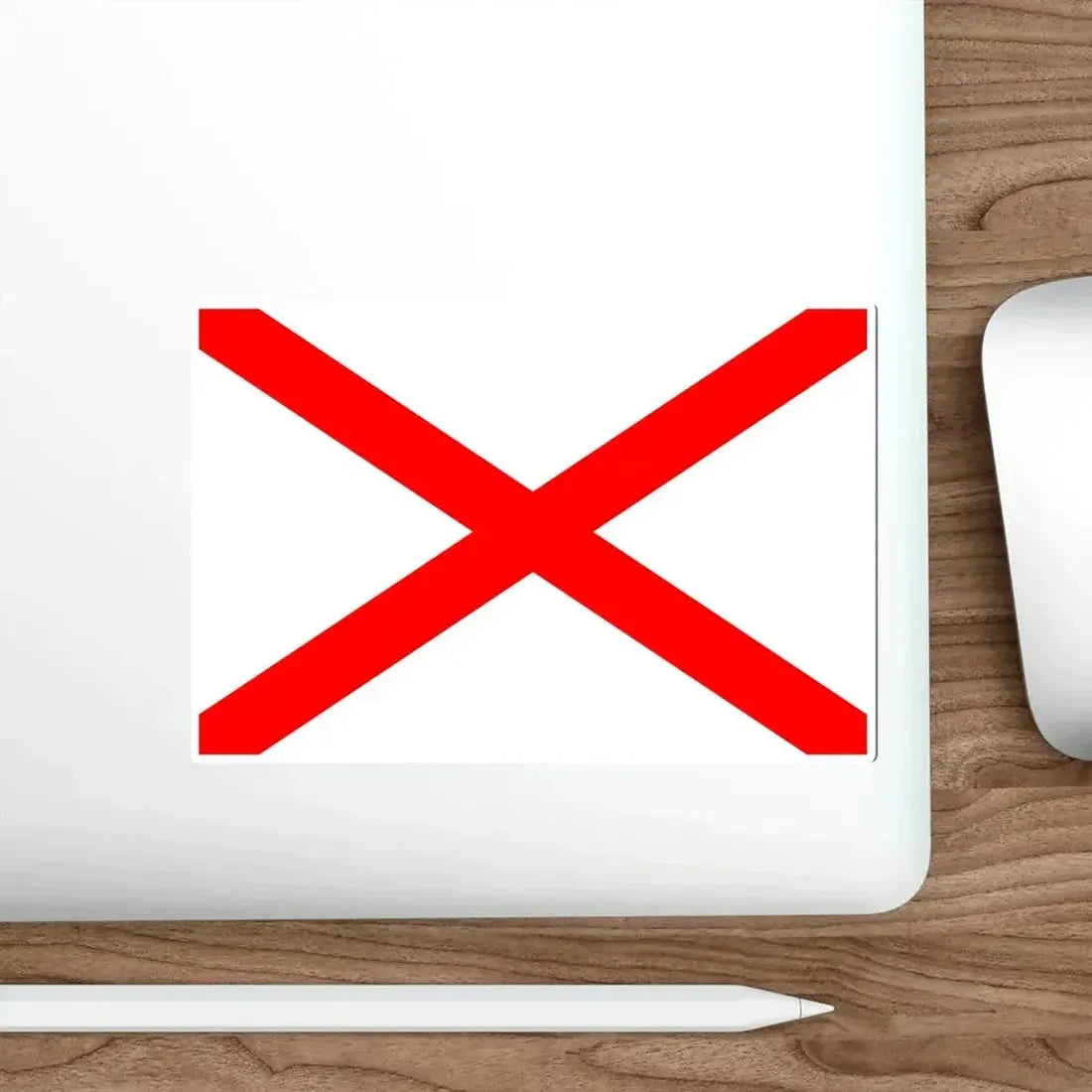 Flag of Luqa Malta STICKER Vinyl Die-Cut Decal - The Sticker Space