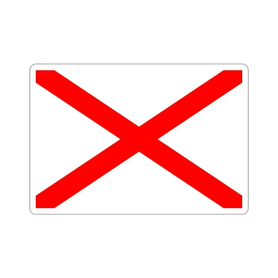 Flag of Luqa Malta STICKER Vinyl Die-Cut Decal - The Sticker Space