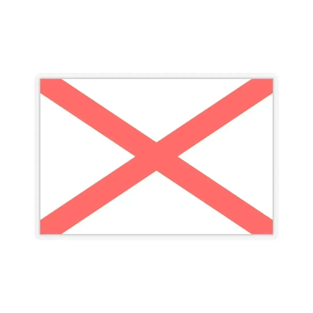 Flag of Luqa Malta - STICKER Vinyl Kiss-Cut Decal 2 Inch Transparent - The Sticker Space