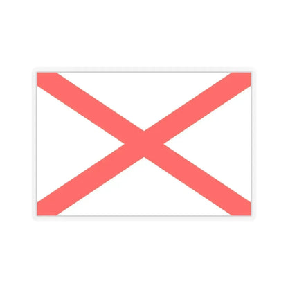 Flag of Luqa Malta - STICKER Vinyl Kiss-Cut Decal 2 Inch Transparent - The Sticker Space