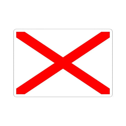 Flag of Luqa Malta - STICKER Vinyl Kiss-Cut Decal 2 Inch White - The Sticker Space