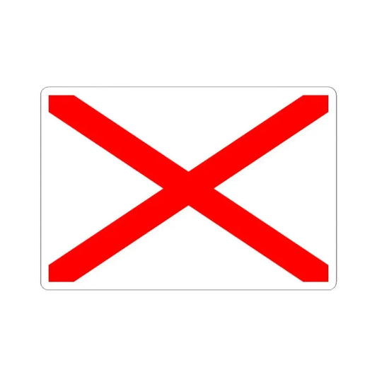 Flag of Luqa Malta - STICKER Vinyl Kiss-Cut Decal 2 Inch White - The Sticker Space