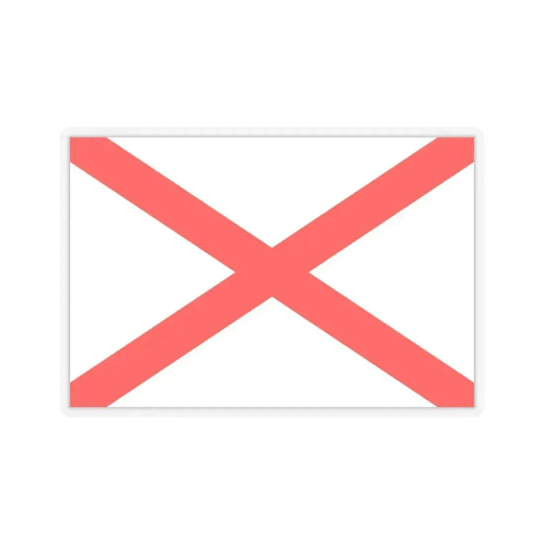 Flag of Luqa Malta - STICKER Vinyl Kiss-Cut Decal 3 Inch Transparent - The Sticker Space