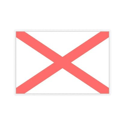 Flag of Luqa Malta - STICKER Vinyl Kiss-Cut Decal 3 Inch Transparent - The Sticker Space