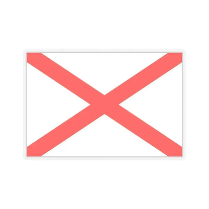 Flag of Luqa Malta - STICKER Vinyl Kiss-Cut Decal 4 Inch Transparent - The Sticker Space