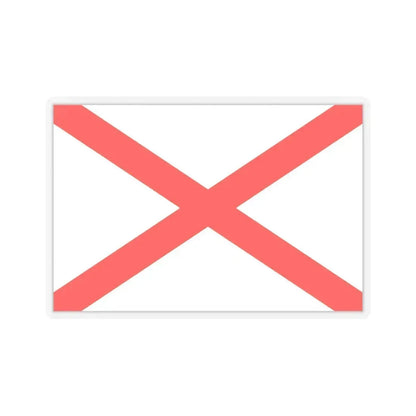 Flag of Luqa Malta - STICKER Vinyl Kiss-Cut Decal 6 Inch Transparent - The Sticker Space