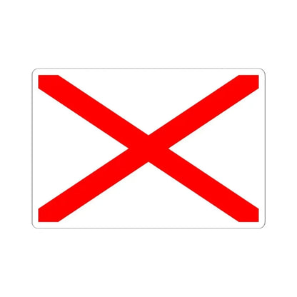 Flag of Luqa Malta - STICKER Vinyl Kiss-Cut Decal 6 Inch White - The Sticker Space