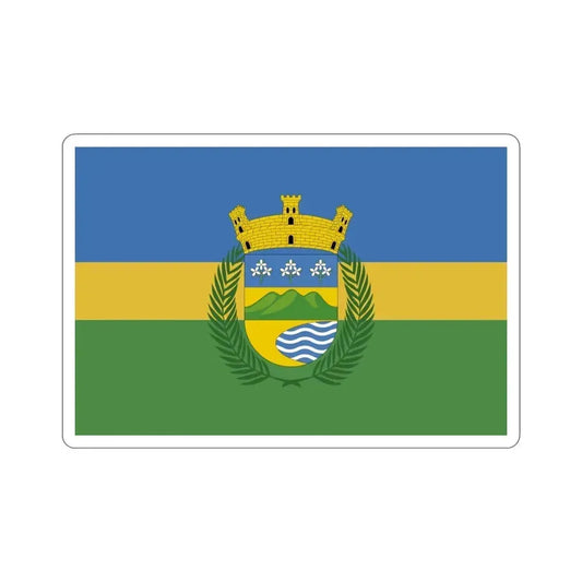 Flag of Luquillo Puerto Rico STICKER Vinyl Die-Cut Decal 6 Inch - The Sticker Space