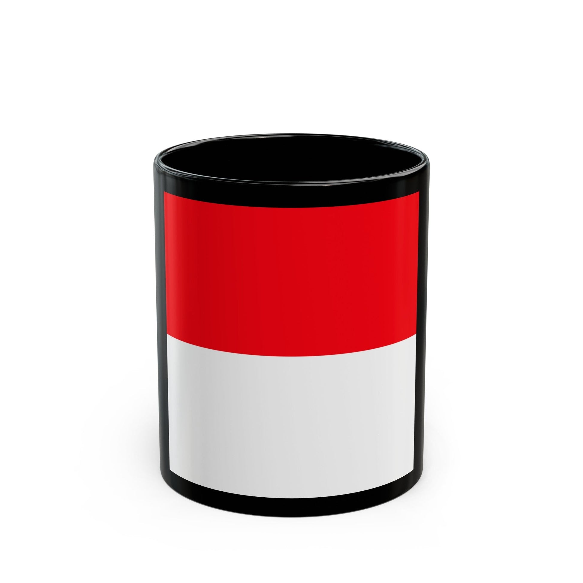 Flag of Lutry Switzerland - Black Coffee Mug-11oz-The Sticker Space