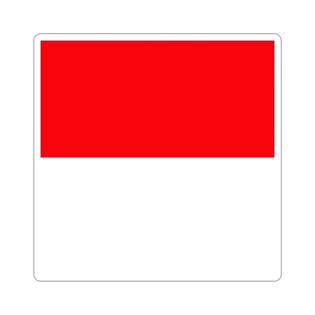 Flag of Lutry Switzerland STICKER Vinyl Die-Cut Decal 2 Inch - The Sticker Space
