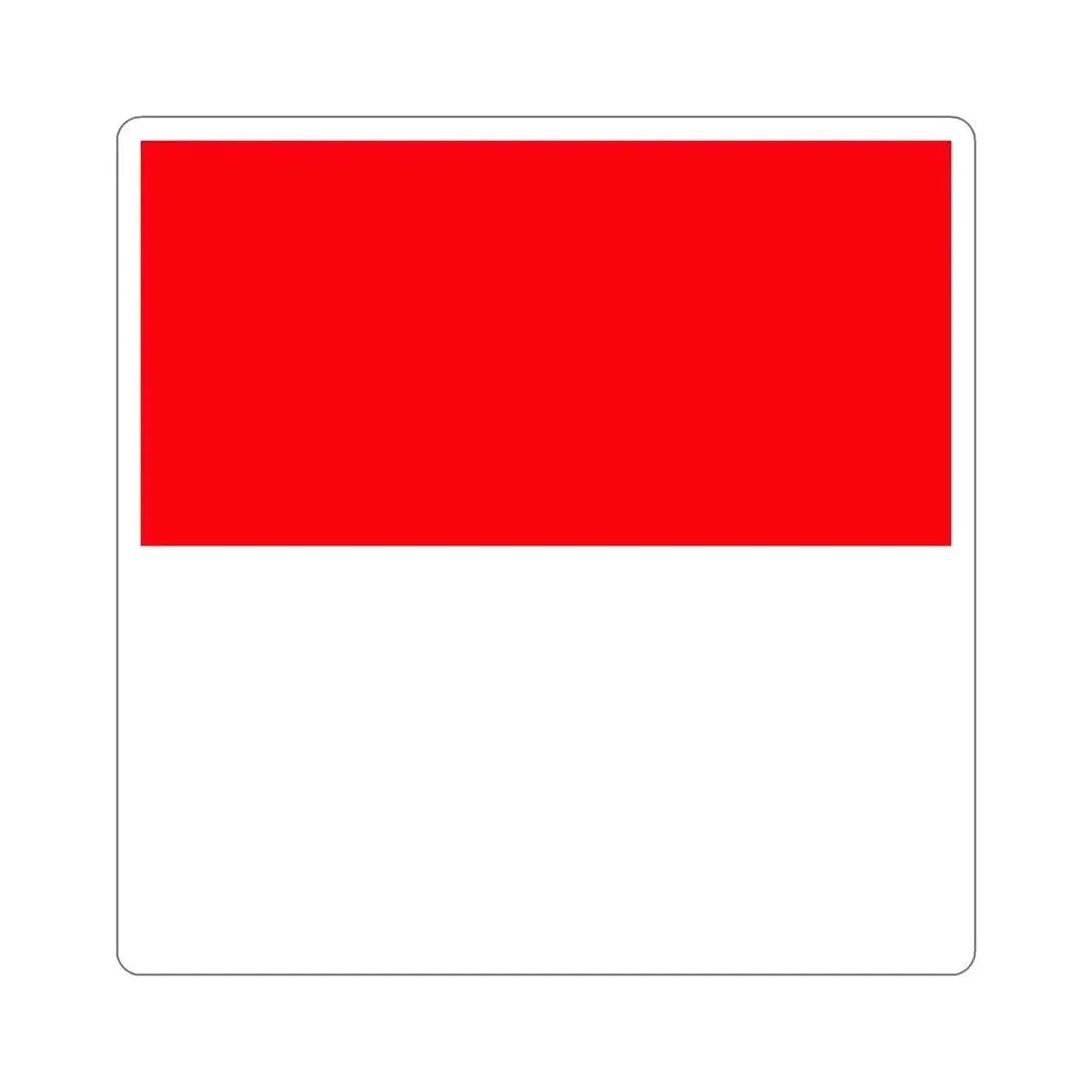 Flag of Lutry Switzerland STICKER Vinyl Die-Cut Decal 4 Inch - The Sticker Space