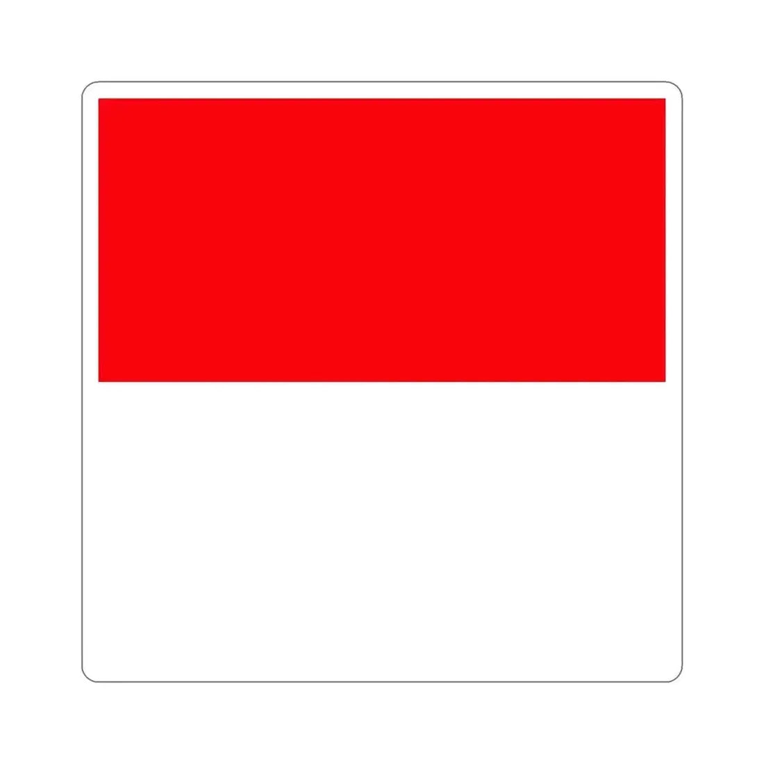 Flag of Lutry Switzerland STICKER Vinyl Die-Cut Decal 5 Inch - The Sticker Space