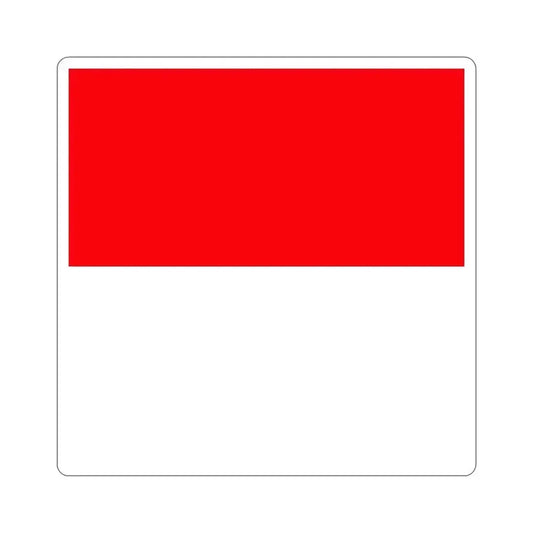 Flag of Lutry Switzerland STICKER Vinyl Die-Cut Decal 6 Inch - The Sticker Space
