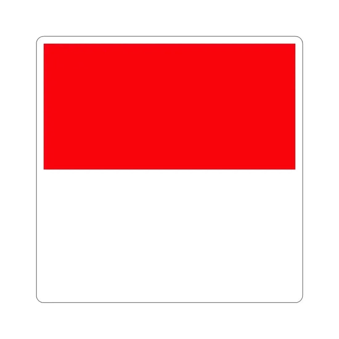Flag of Lutry Switzerland STICKER Vinyl Die-Cut Decal 6 Inch - The Sticker Space