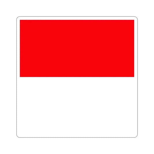 Flag of Lutry Switzerland STICKER Vinyl Die-Cut Decal 6 Inch - The Sticker Space