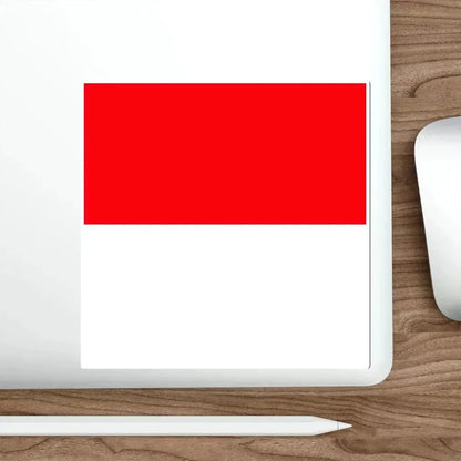 Flag of Lutry Switzerland STICKER Vinyl Die-Cut Decal - The Sticker Space