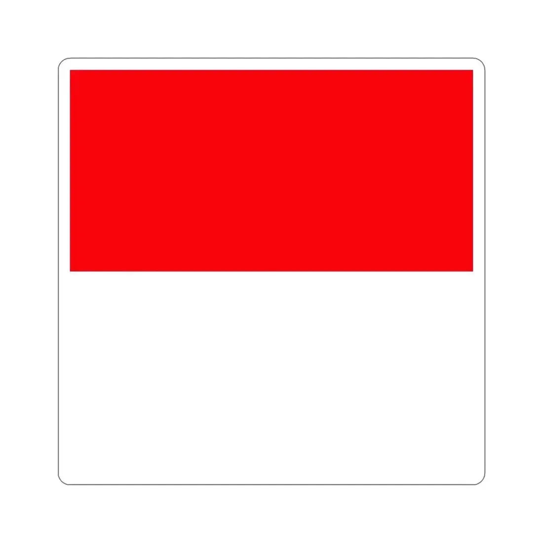 Flag of Lutry Switzerland STICKER Vinyl Die-Cut Decal - The Sticker Space
