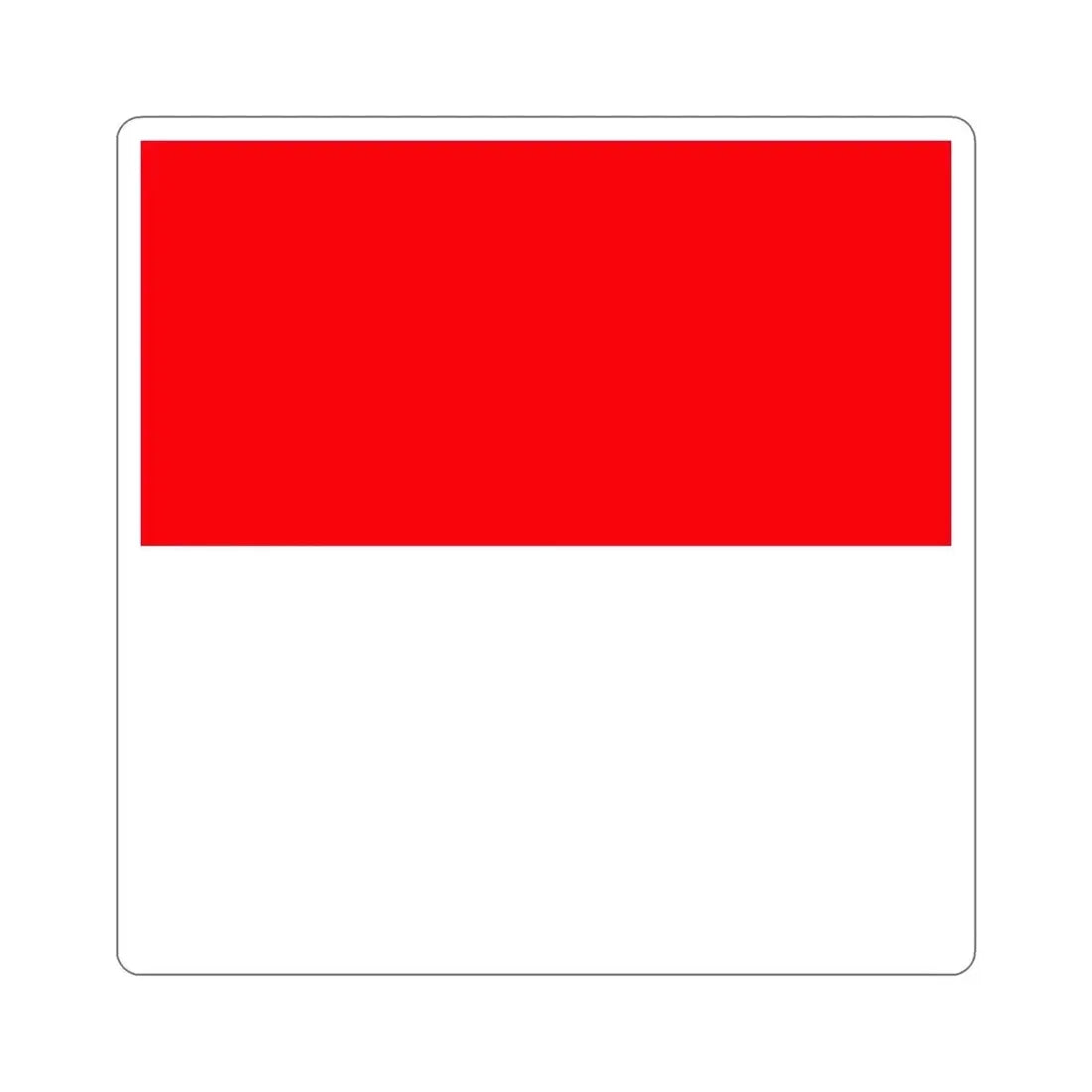 Flag of Lutry Switzerland STICKER Vinyl Die-Cut Decal - The Sticker Space