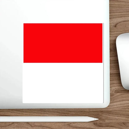Flag of Lutry Switzerland STICKER Vinyl Die-Cut Decal - The Sticker Space