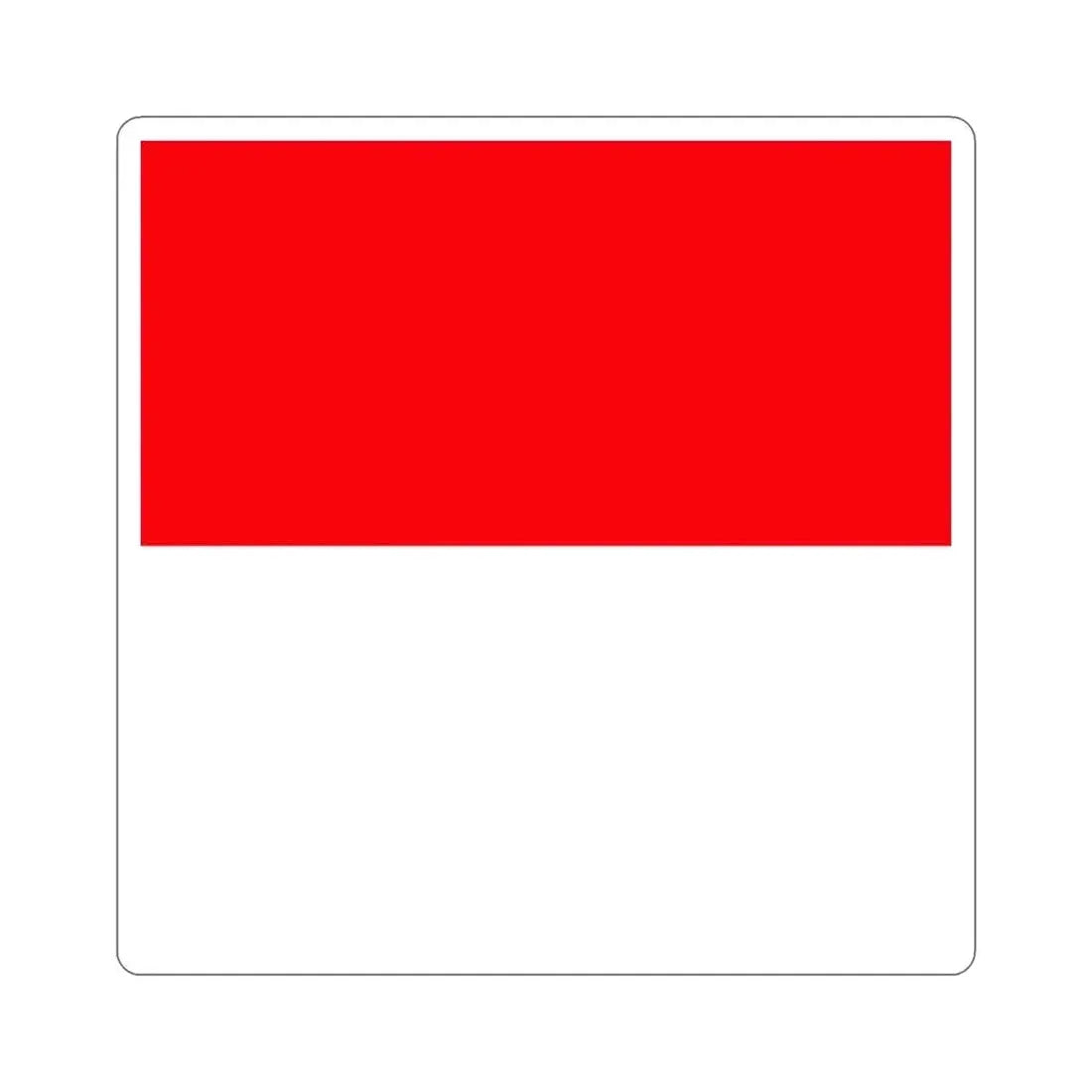 Flag of Lutry Switzerland STICKER Vinyl Die-Cut Decal - The Sticker Space