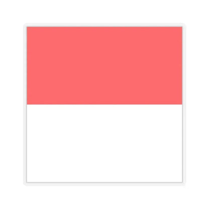 Flag of Lutry Switzerland - STICKER Vinyl Kiss-Cut Decal 6 Inch Transparent - The Sticker Space