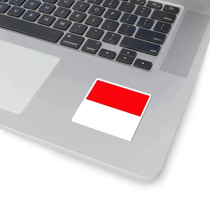 Flag of Lutry Switzerland - STICKER Vinyl Kiss-Cut Decal - The Sticker Space